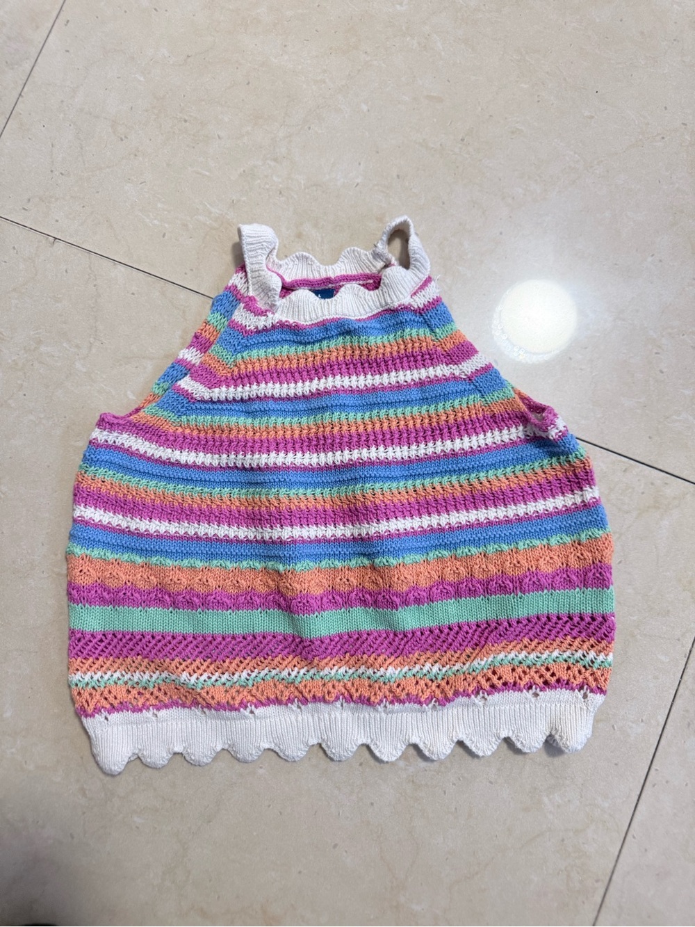Old Navy Kids Crochet Halter Tank Top - White, Pink, Purple, Blue, Green, Orange